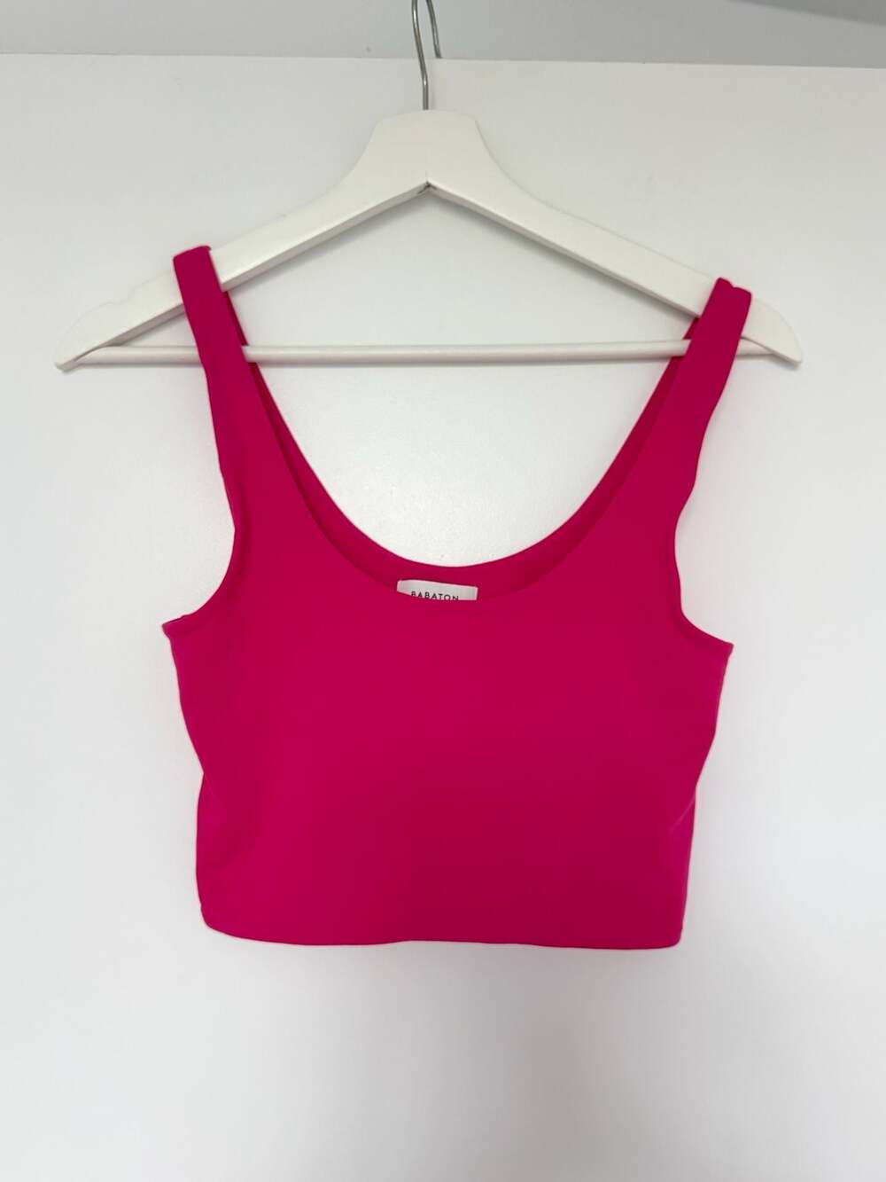 Babaton Scoop Neck Crop Tank Top Size S